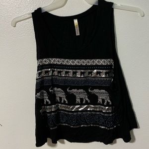 Boho elephant tank top
